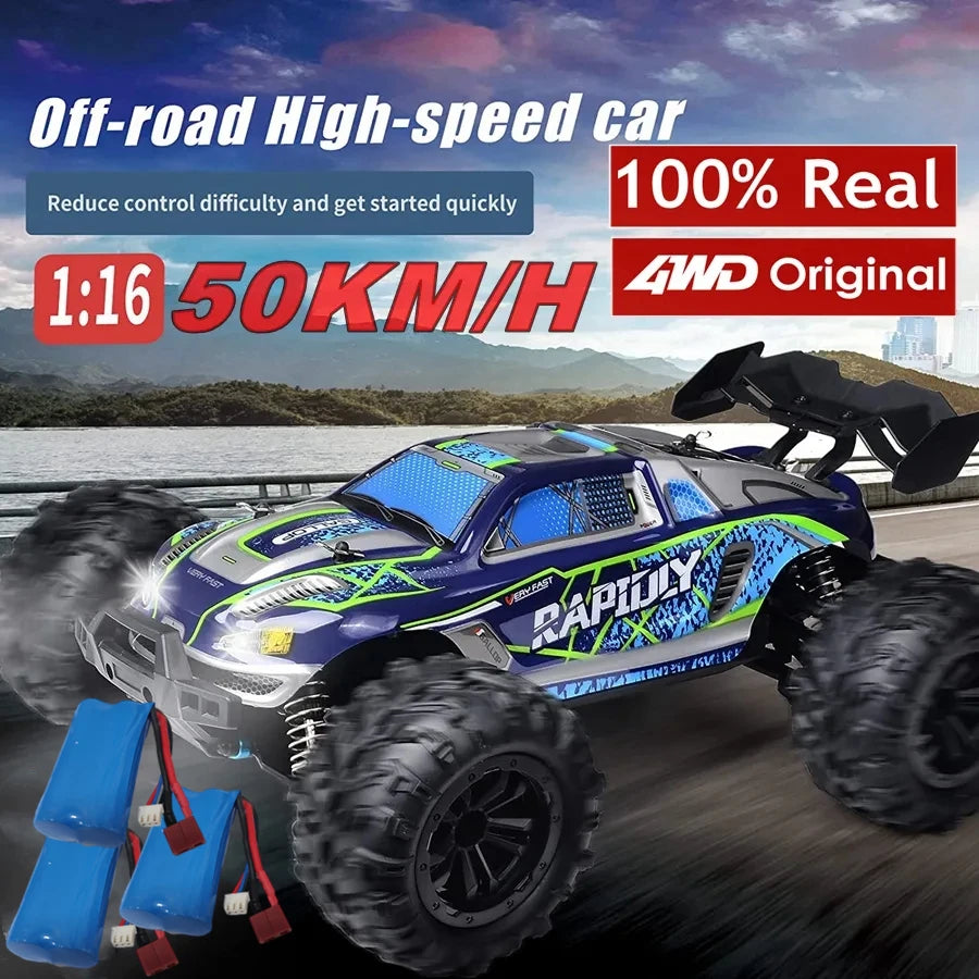 4WD Remote Control Car Off Road 4x4 RC High Speed Buggy Truck Super Brushless 50 or 80KM/H Fast Drift Racing Toy Kids Adults Model to assemble