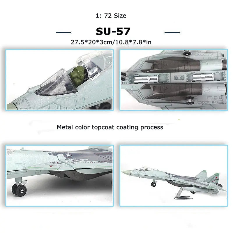1/72 Scale Fighter Jet 3D Puzzle Model Kit – DIY Assembly Plastic Aircraft Collectible Display - Model to assemble