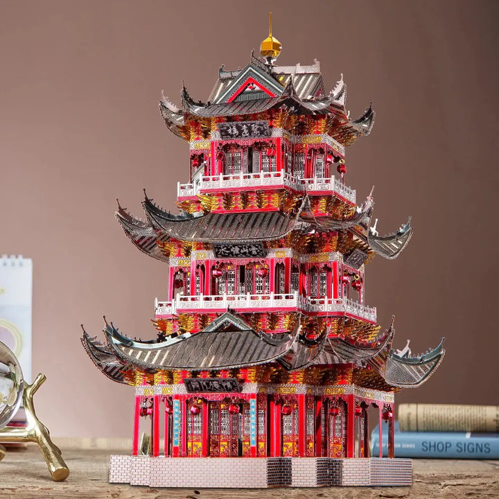 Chinese Buildings Metal Model to assemble