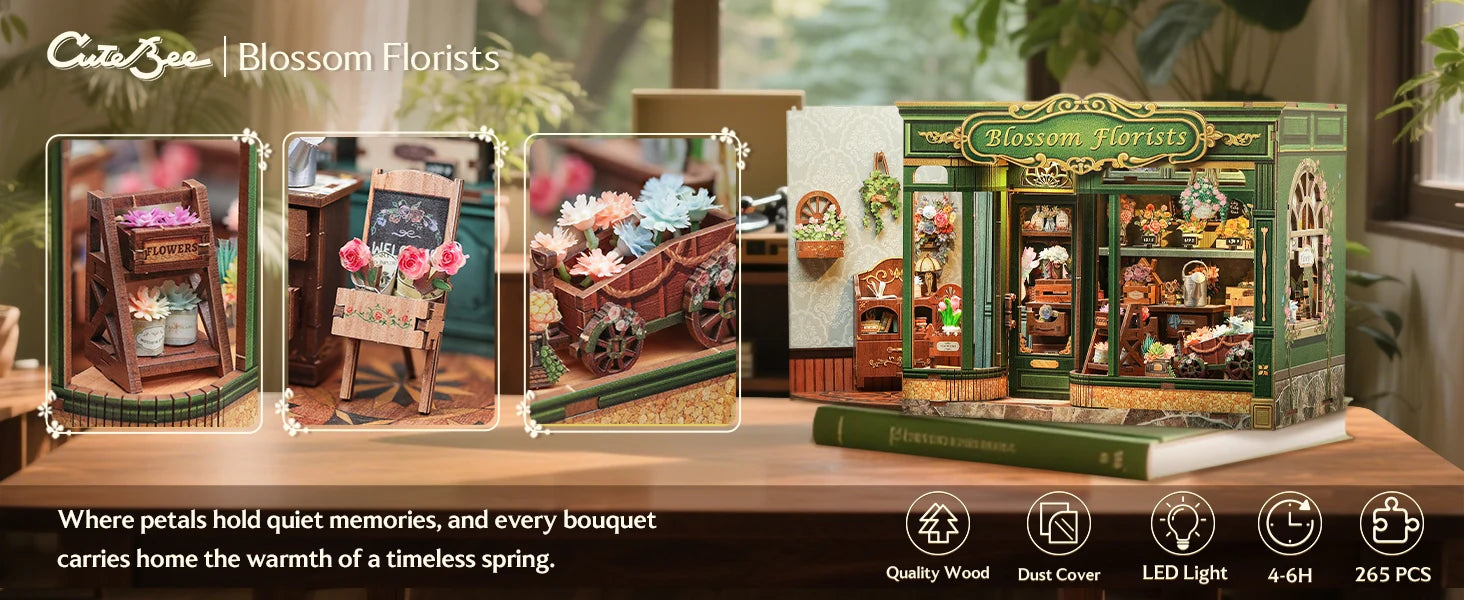 Japan Style Book Nook - Model to assemble