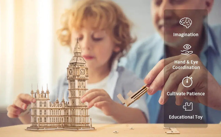 Big Ben Tower Bridge Model to assemble