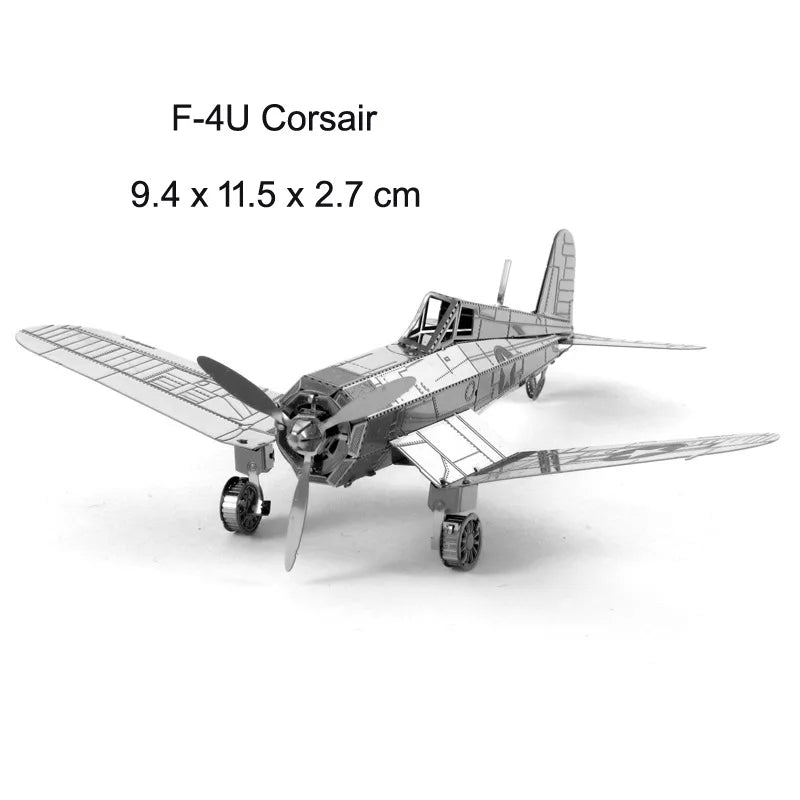 Metal Aircraft 3D Puzzle Model Kits DIY Model to assemble