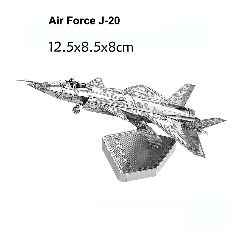 Metal Aircraft 3D Puzzle Model Kits DIY Model to assemble