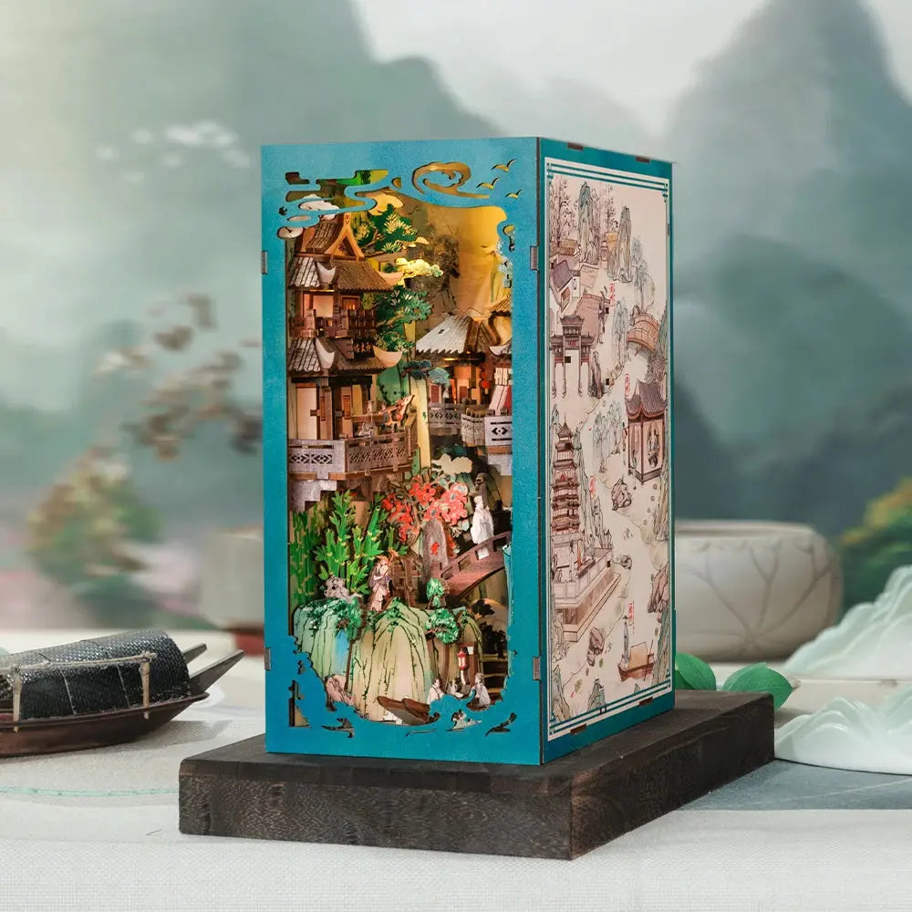 Antiquity Chinese Style Bookend - Model to assemble