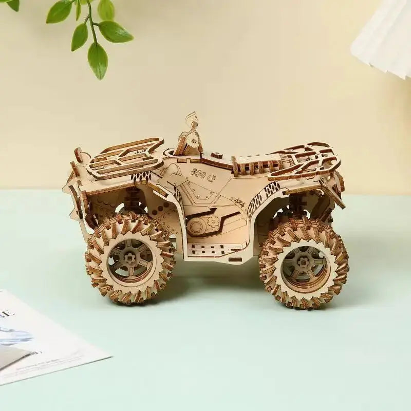 ATV Wooden Model Kit - Model to assemble