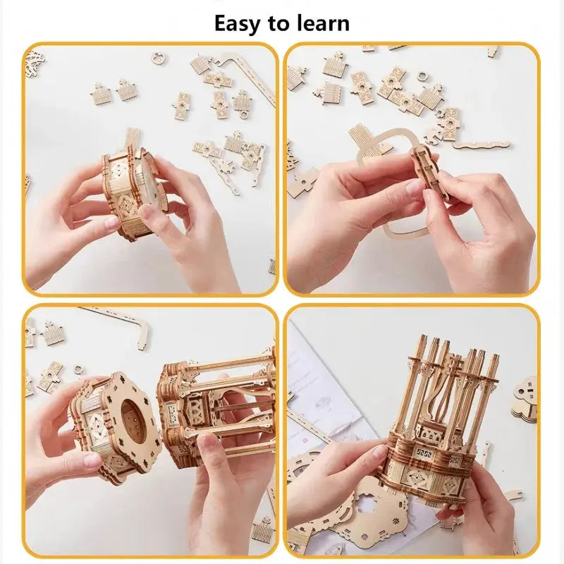 ATV Wooden Model Kit - Model to assemble