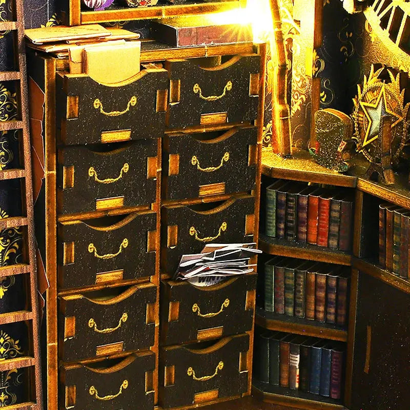 DIY bookend Kits With LED Light - Model to assemble