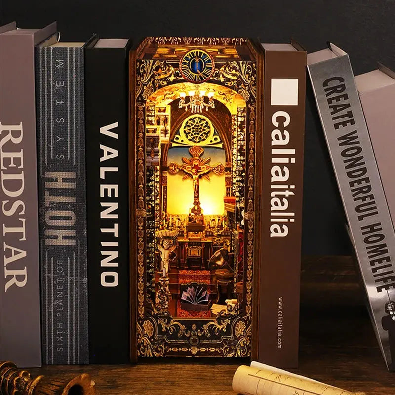 DIY bookend Kits With LED Light - Model to assemble