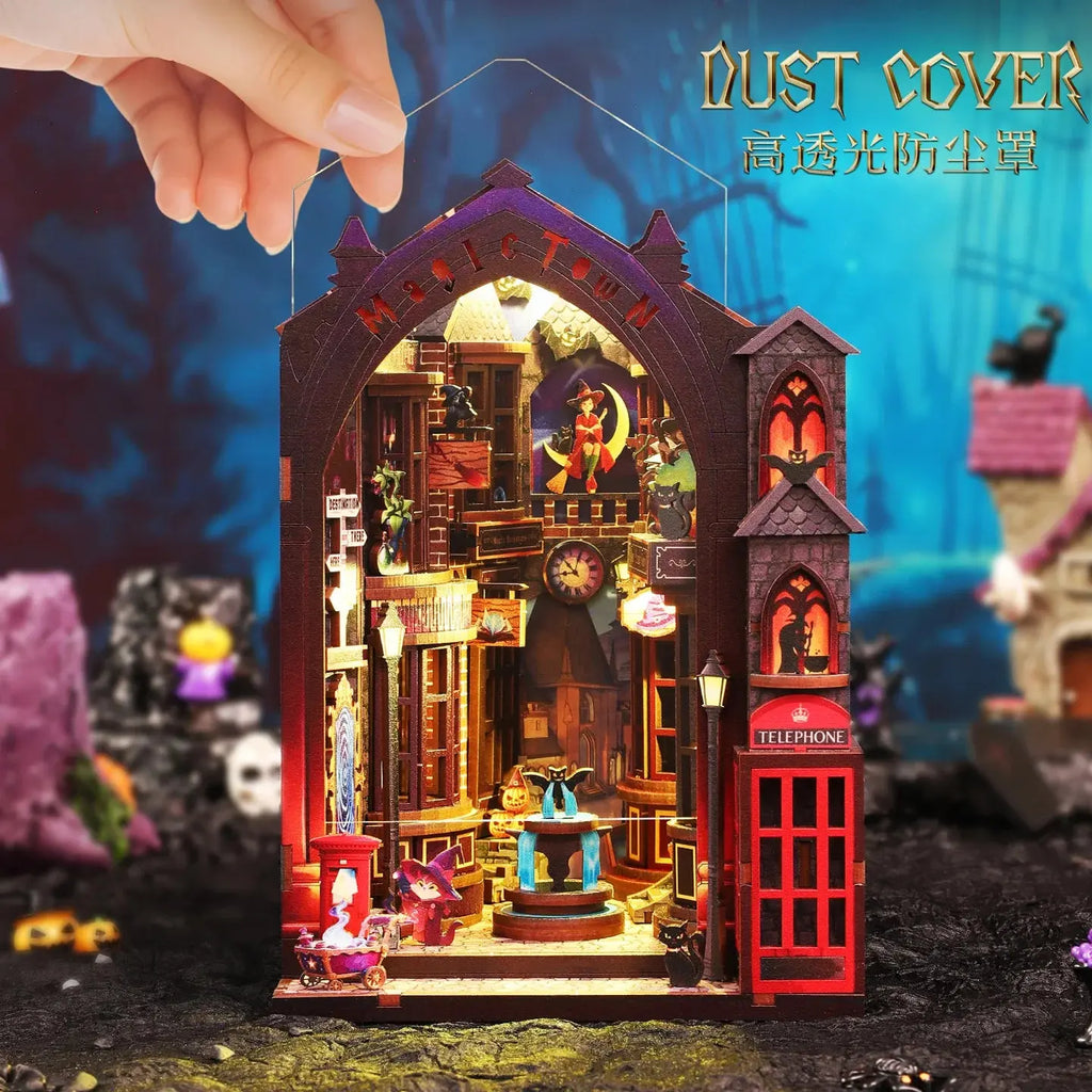 "Magic Alley" Bookend - Model to assemble