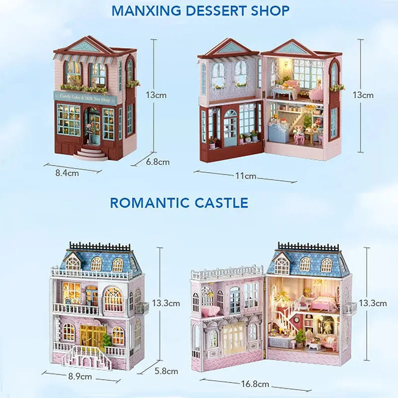 Magnificent Architectural miniature house - Model to assemble