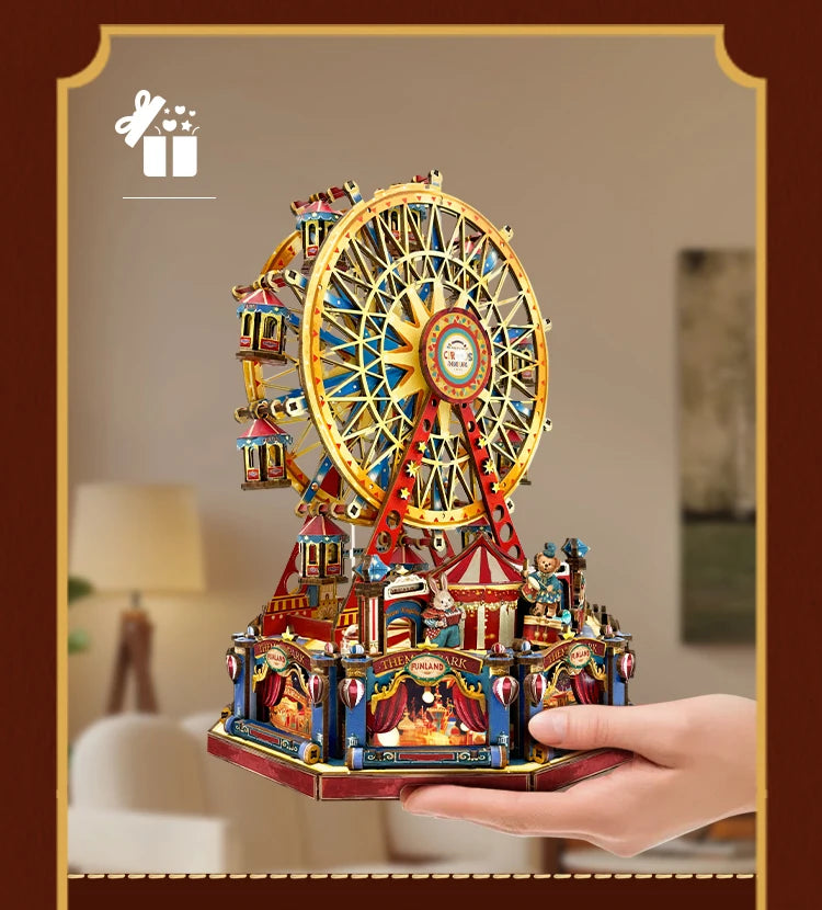 Century Ferris Wheel Music Box Doll Houses - Model to assemble
