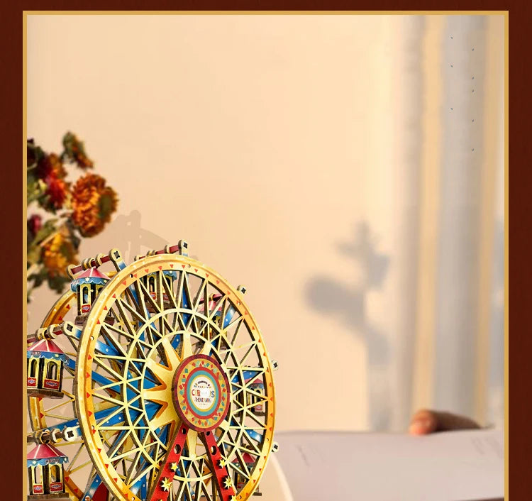 Century Ferris Wheel Music Box Doll Houses - Model to assemble