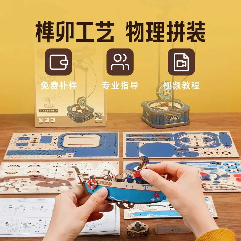 Gravity Swinging Blocks - Model to assemble