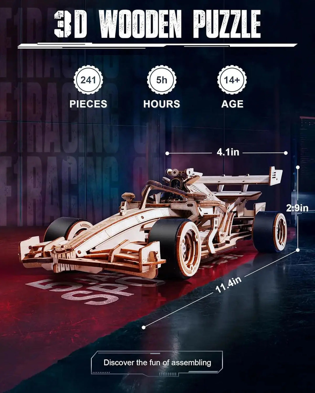 F1 racing car Model to assemble