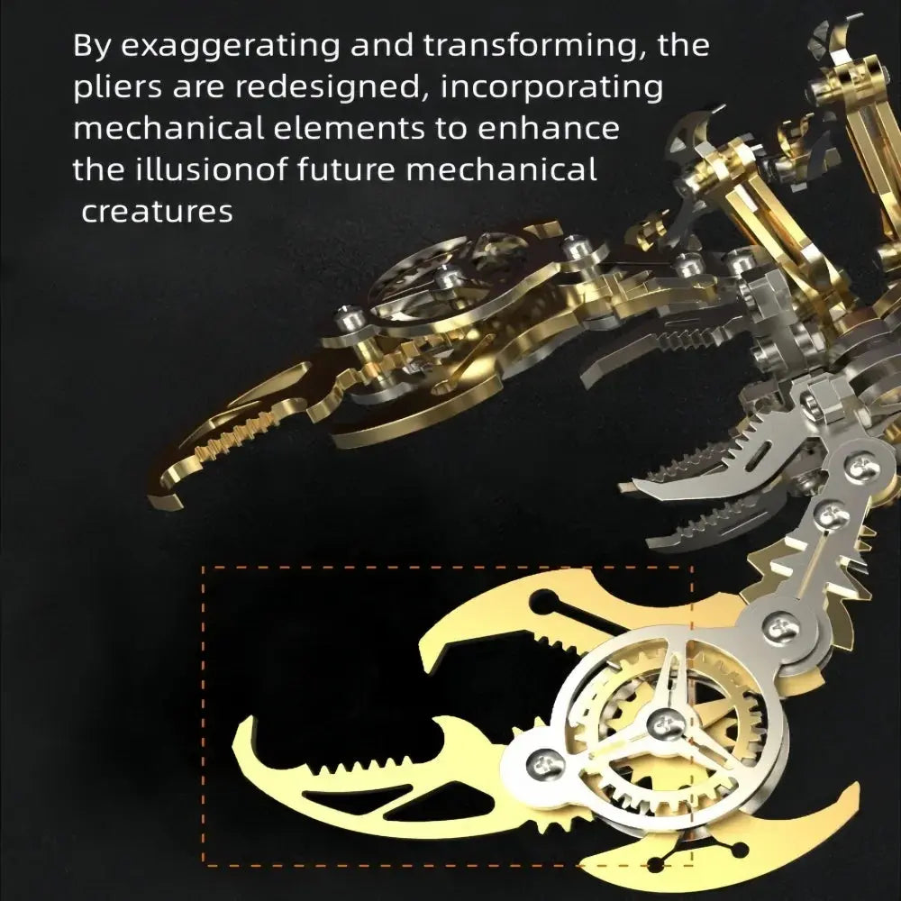 Scorpion assembly model 3D puzzle Model to assemble