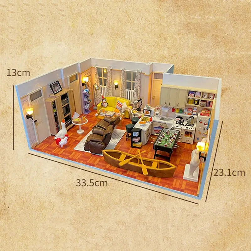 Joey‘s Apartment Doll House - Model to assemble