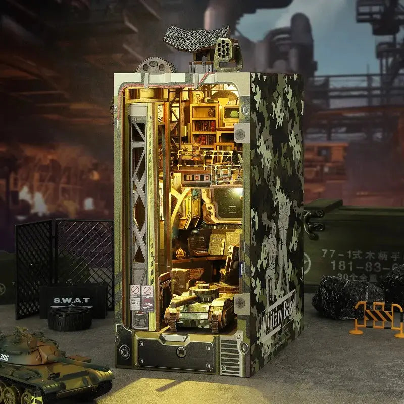 Military Base Bookend - Model to assemble