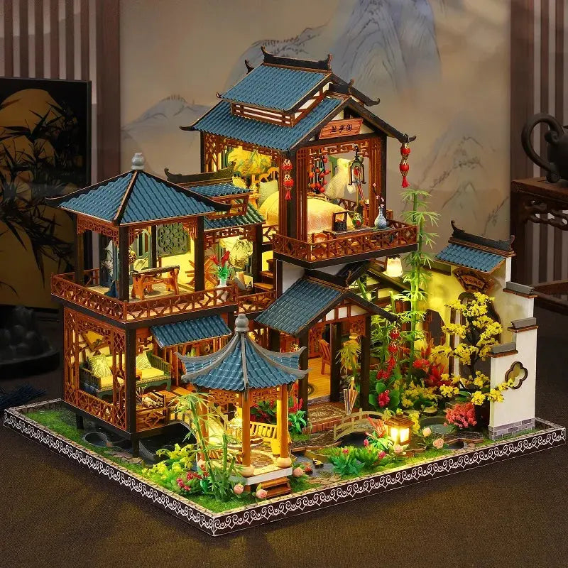 Asian DollHouse Model - Model to assemble