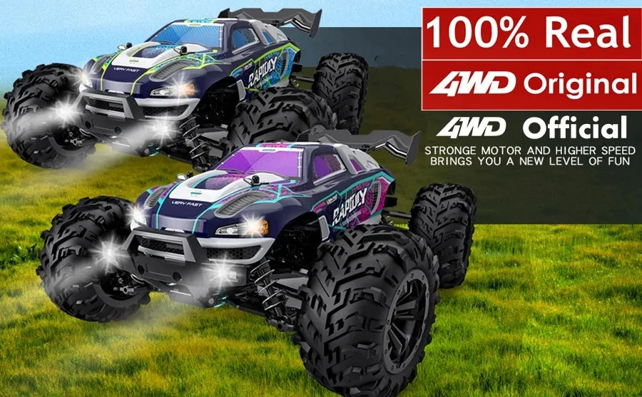 4WD Remote Control Car Off Road 4x4 RC High Speed Buggy Truck Super Brushless 50 or 80KM/H Fast Drift Racing Toy Kids Adults Model to assemble