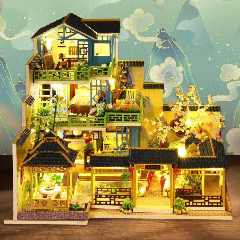 Traditional Chinese Villa DIY Dollhouse