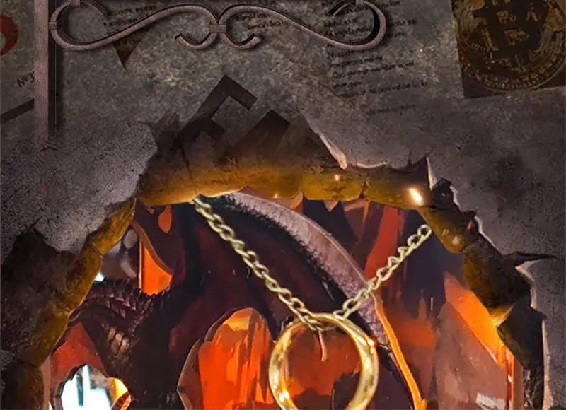 The Lord of the Rings Book Nook - Model to assemble