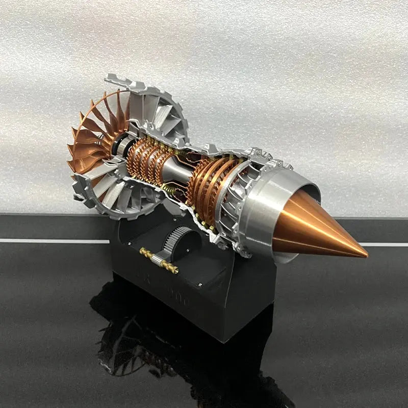 TR900 Turbofan Jet Engine Model Kit – 27cm DIY Electric Assembly Aviation Engine Toy - Model to assemble