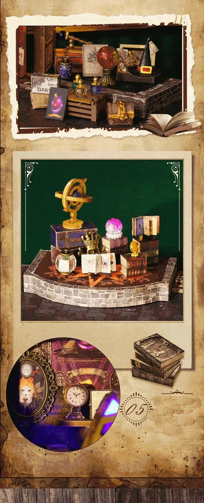 Magic Treasure Doll House - Model to assemble