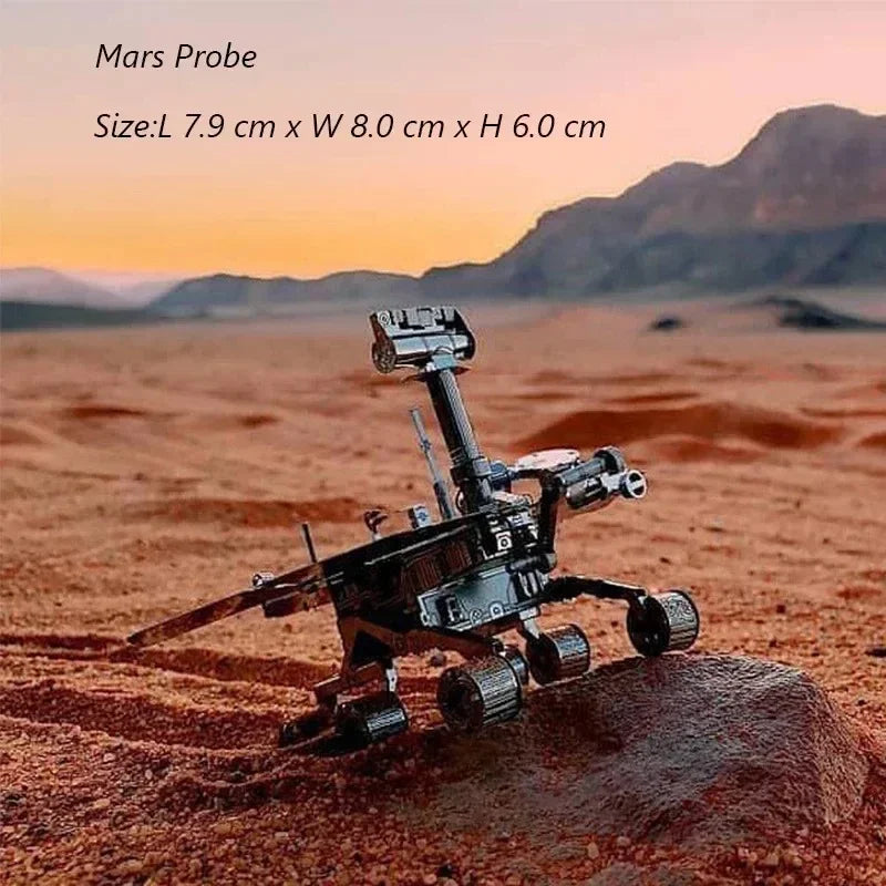 3D Metal Puzzle UFO DIY Handmade Space Exploration Spacecraft Assembly Model Jigsaw Puzzle Toys For Adult Kids Model to assemble
