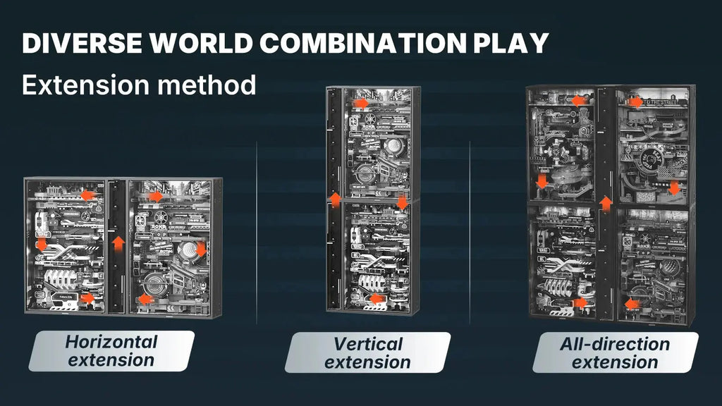 Alchemy City Marble Run Infinite Loop Parallel World - Model to assemble