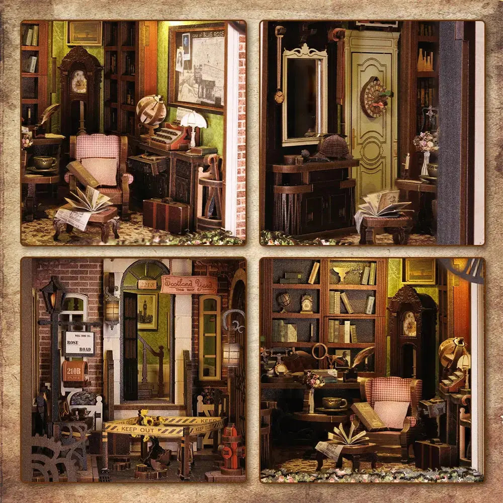 Detective Agency bookend - Model to assemble