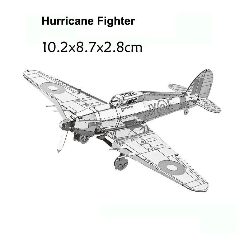Metal Aircraft 3D Puzzle Model Kits DIY Model to assemble