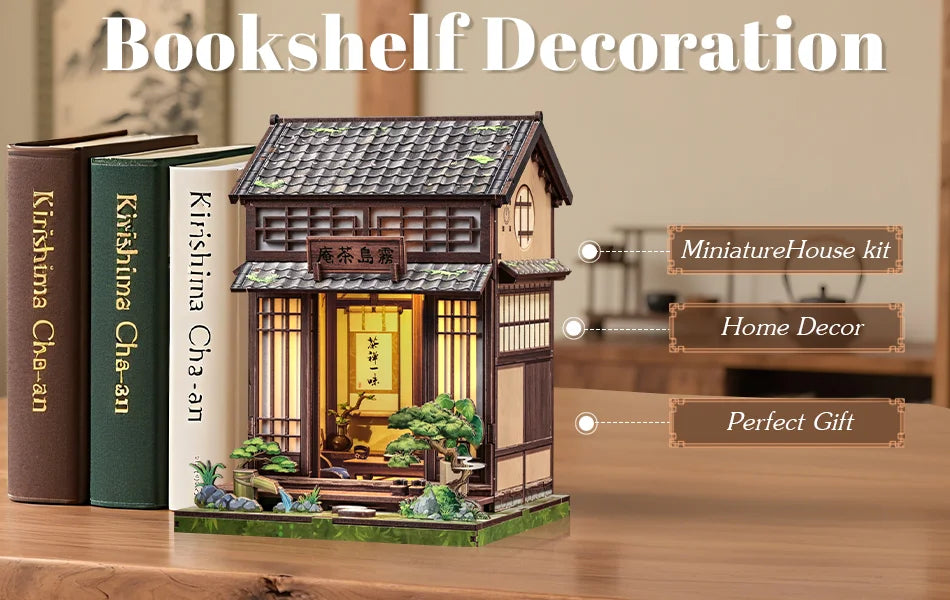 Japan Style Book Nook - Model to assemble