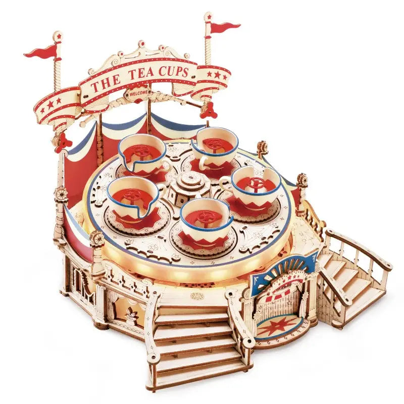 Tilt-A-Whirl The Tea Cup - Model to assemble