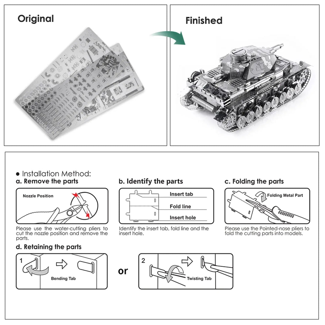 Tank Model to assemble