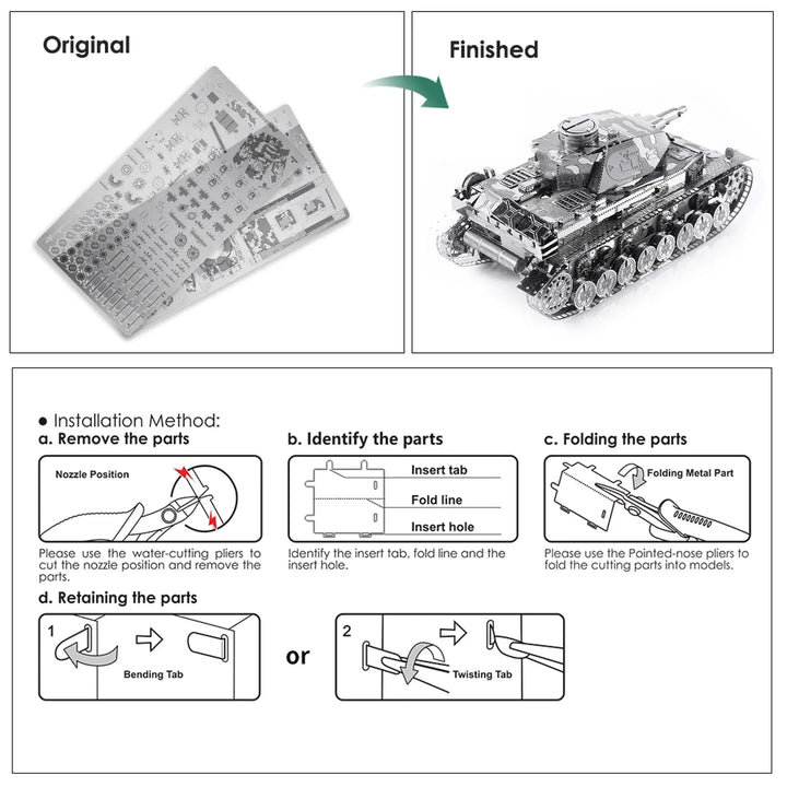 Tank Model to assemble