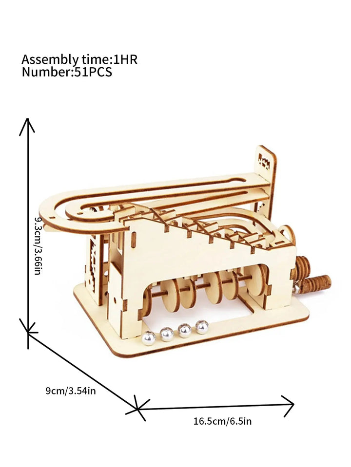 Spiral Marble Run Model to assemble