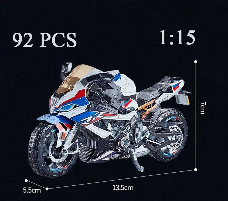 Metal Motorcycle 3D Kits DIY - Model to assemble