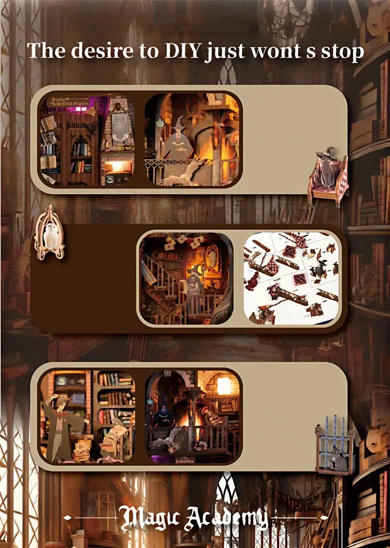 wizards world (with Light) - Model to assemble