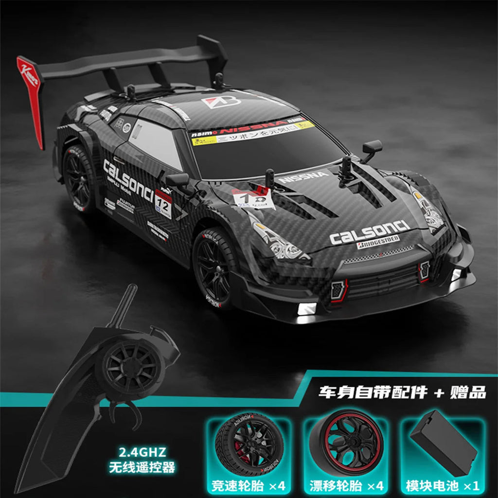 GTR 2.4G Drift Racing Car 4WD Off-Road,Remote Control Vehicle Electronic Hobby Toys For Kids RC Car Model to assemble
