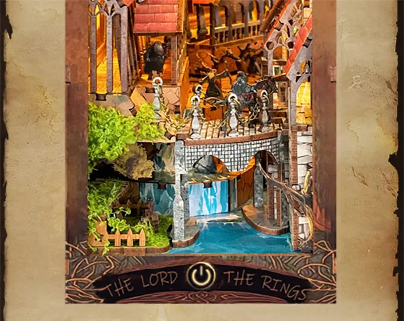 The Lord of the Rings Book Nook - Model to assemble