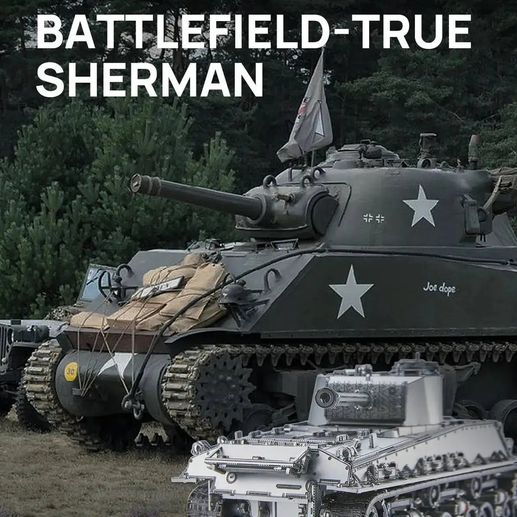 M4 Sherman 1:48 3D Metal Model Kit