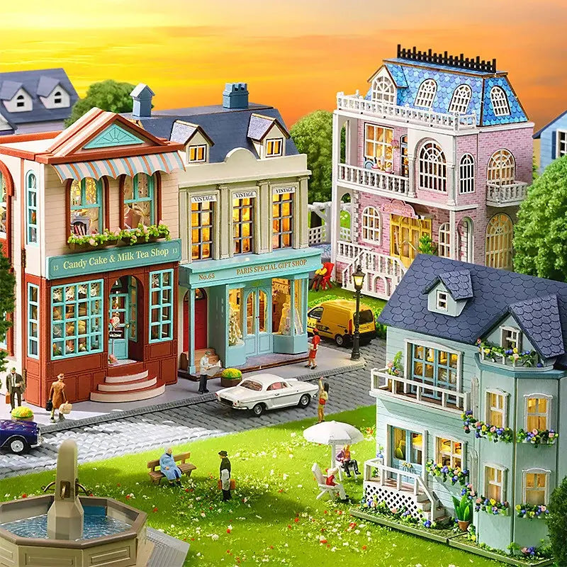 Magnificent Architectural miniature house - Model to assemble