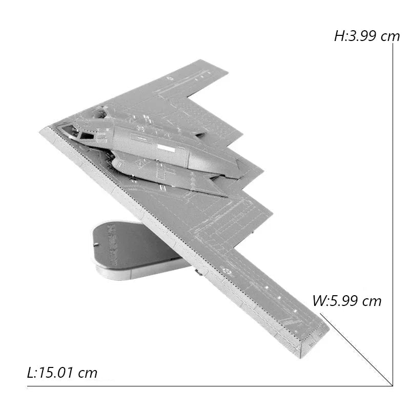 3D Metal Puzzle UFO DIY Handmade Space Exploration Spacecraft Assembly Model Jigsaw Puzzle Toys For Adult Kids Model to assemble