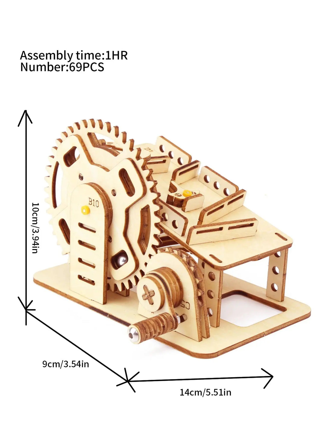 Spiral Marble Run Model to assemble