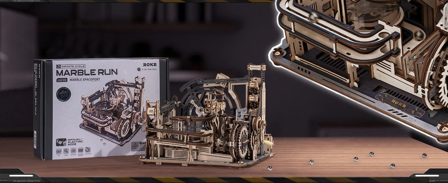 Electric Spaceport Marble - Model to assemble