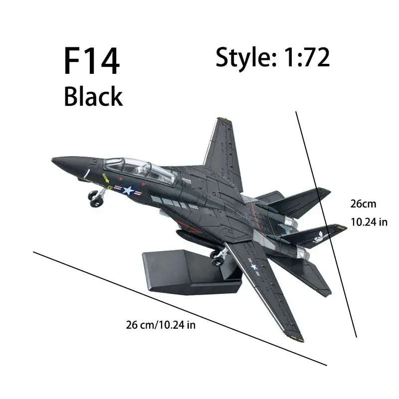 F-14 Tomcat Fighter Jet Building Block Set – Military Aircraft DIY Model Kit for Teens & Adults Model to assemble