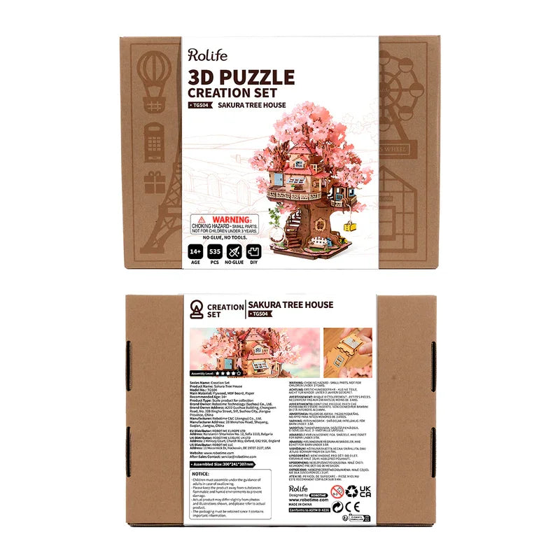 Sakura Tree House - Model to assemble