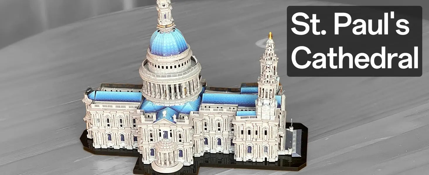 St. Paul's Cathedral 3D Metal Model Kit Model to assemble