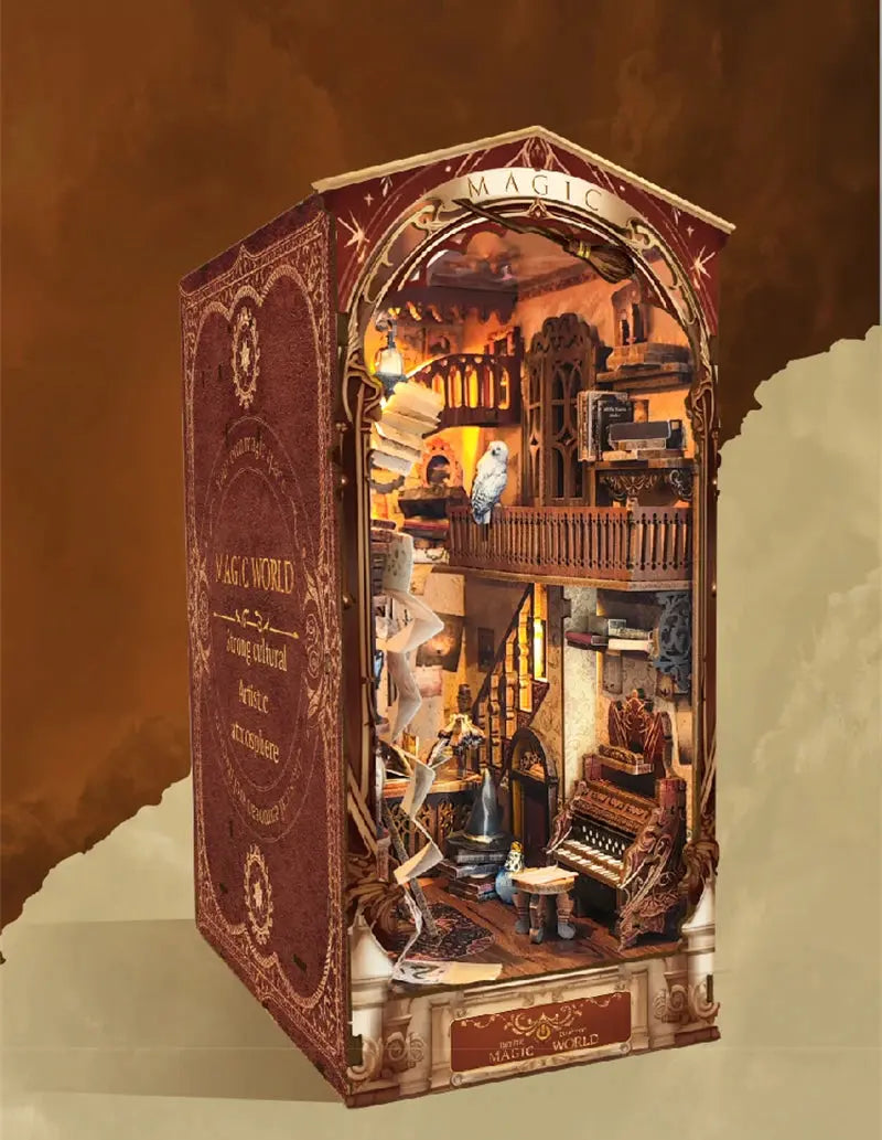 Magic Night Alley with LED lights - Model to assemble