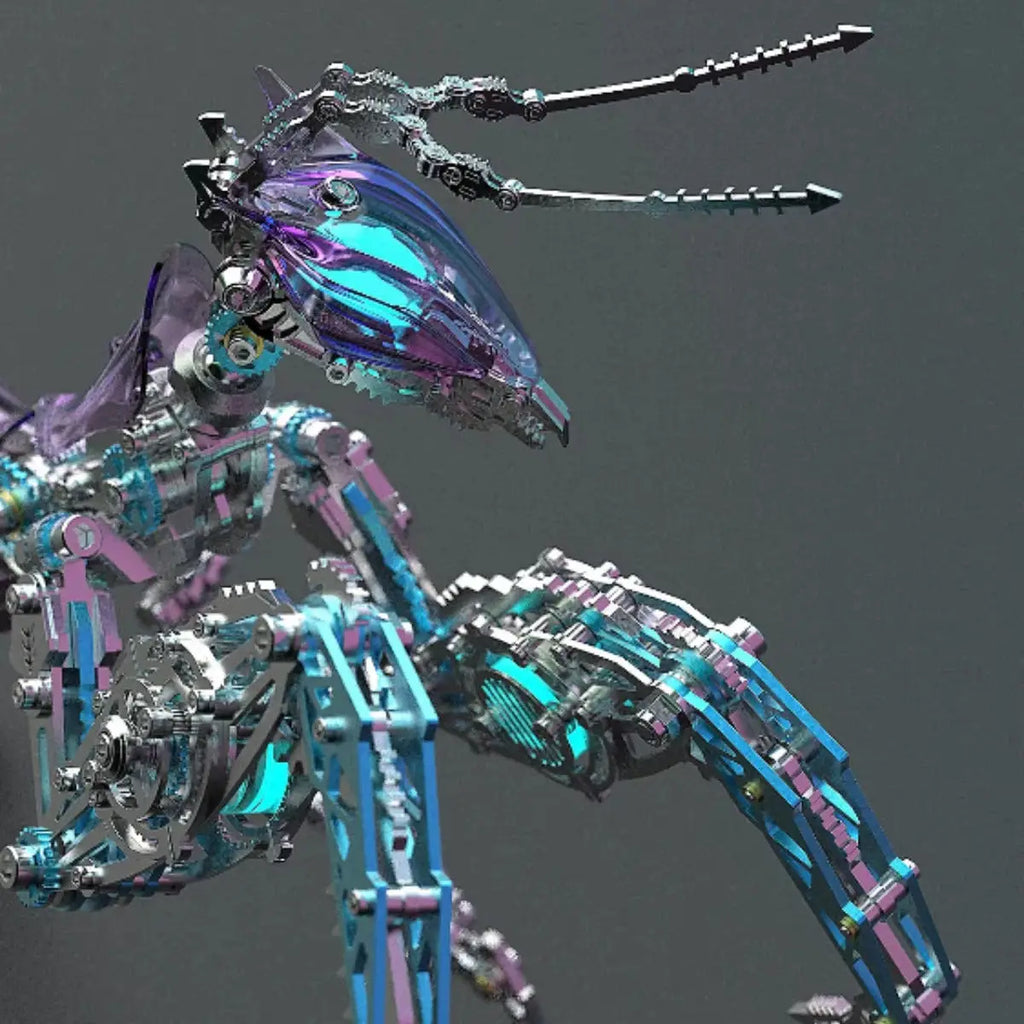 Metal Mechanical Praying Mantis Model Kit
